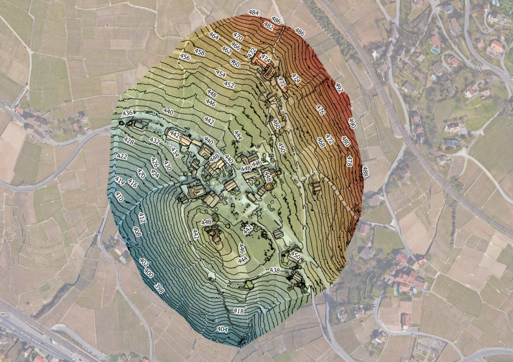 image contour 2m dem vignes
